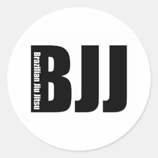 BJJ - Braziliaanse Jiu Jitsu Ronde Sticker