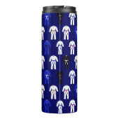 BJJ Brazilian Jiu Jitsu GI Pattern Thermosbeker (Achterkant)