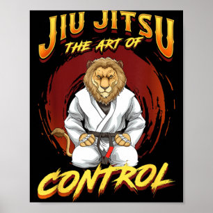 BJJ De Kunst Van Controle - Grappling Jiu Jitsu Le Poster