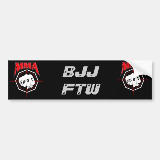 BJJ FTW BUMPERSTICKER (Voorkant)