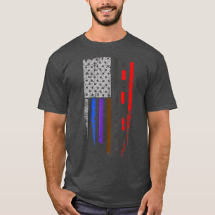 BJJ Jiu Jitsu Stars & Stripes Flag T-shirt