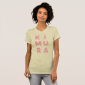 BJJ Kimura Woman's Jiu Jitsu Cream T-shirt (Voorkant volledig)