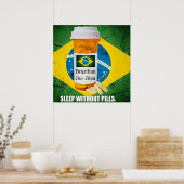 BJJ Sleep Without Pills Grand Poster (Cuisine)