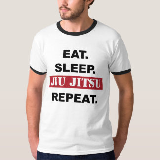 BJJ T-Shirt: Eat, Sleep, Jiu Jitsu, Herhaal T-shirt