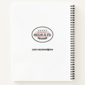 BJJ White Belt Training Log Echte Kwaliteit Notitieboek (Achterkant)