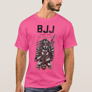 Bjj Wolf Samurai Spear Jiu-Jitsu Grappling Mma Mua T-shirt