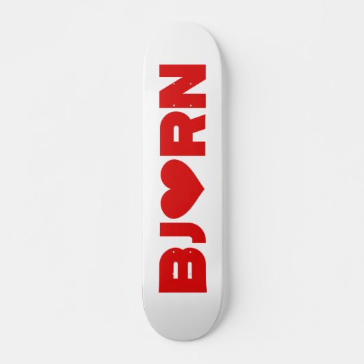 Bjorn Love Skateboard (Voorkant)