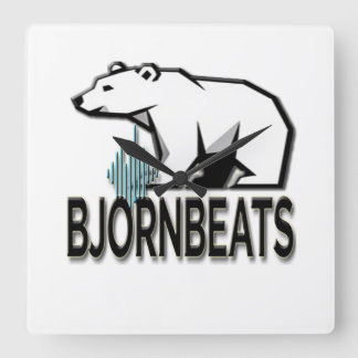 BjornBeats Wandklok Vierkante Klok
