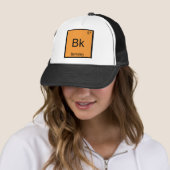 Bk - Berkeley Scheikunde Elementsymbool Californië Trucker Pet (In situ)