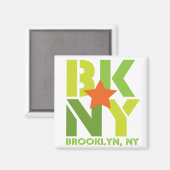 BK Brooklyn Green Magnet (Recto/Verso)