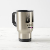 bk radio steel mug reisbeker (Voorkant links)