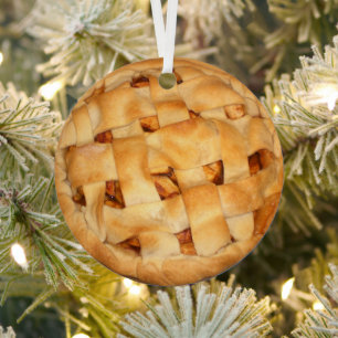 Bked Apple Pie Metalen Ornament