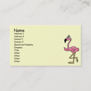 BL- Funny Flamingo Visitekaartjes