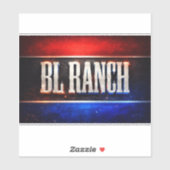 BL Ranch Sticker (Feuille)