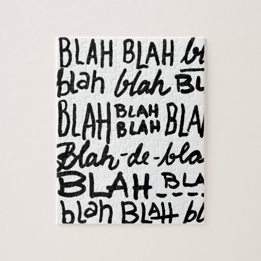 Bla Bla Bla Legpuzzel (Verticaal)