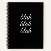 bla blah blah - notitieboek (Voorkant)