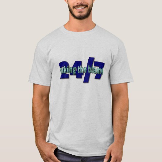 Blaam nemen, 24x7 t-shirt (Voorkant)