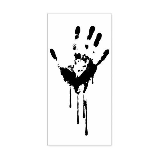 Blaarhanddruk Rubberstempel (Afrduk)