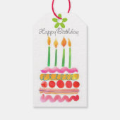 Blaas de Labels van de kaarsen van de Verjaardag u Cadeaulabel (Achterkant)