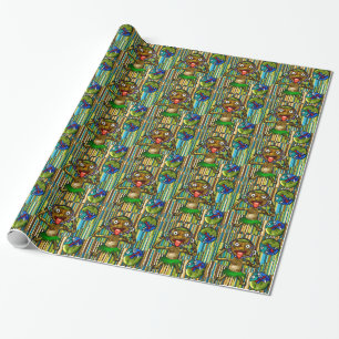 Blaas haar frambozen! cadeaupapier