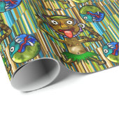 Blaas haar frambozen! cadeaupapier (Rol Hoek)