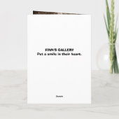 BLAAS HET - SORRY KAART (Achterkant)