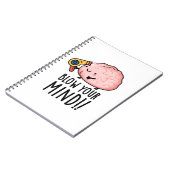 Blaas Je Hersenen Funny Brain Pun  Notitieboek (Linkerzijde)