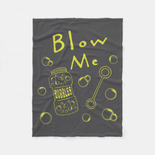 Blaas Me Bellen Grappige Zin Sarcasme Humor Nieuw Fleece Deken