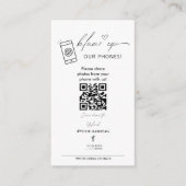 Blaas onze telefoons op Ik Spion Bruiloft Game Sig Informatiekaartje (Voorkant)