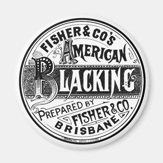  Blaas Pools Logo zwart-wit Magneet (Voorkant)