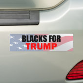 Blaas voor Trump Bumpersticker (Op auto)