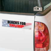 Blaas voor Trump Bumpersticker (Op Truck)