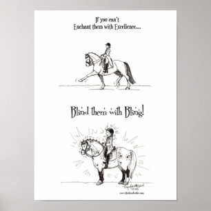 Blaas ze met Poster van Bling