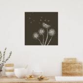 blaasbloemen poster (Keuken)