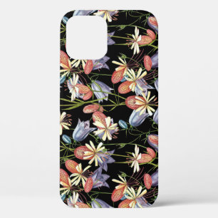Blaascampion Bells: Waterverf Bloemen iPhone 12 Hoesje