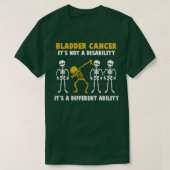 Blaaskankerbewustzijn is geen handicap t-shirt (Design voorkant)