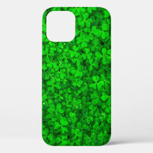 Blaasklaver groene shamrock spring iPhone 12 hoesje