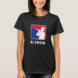 Blaaspijp Blaas Buis Jagen Slikkoraal Buis Jacht B T-shirt