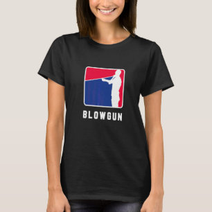 Blaaspistool Blaasbuis Jacht Slijm Buis Jacht Blaa T-shirt
