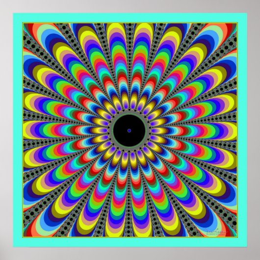 Blaaspulserende ventilator poster (Voorkant)