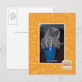 Blaast Bubbels in onze melk Briefkaart (Voorkant / Achterkant)