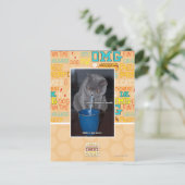 Blaast Bubbels in onze melk Briefkaart (Staand voorkant)