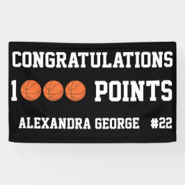 Black 1000 Basketball Career Points Scorer Player Spandoek