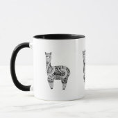 Black 11 oz Combo Alpaca Mok (Links)