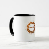 Black 11 oz Ringer Mok (Voorkant links)