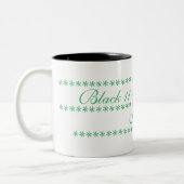 Black 11 oz Two-Tone Mok (Links)