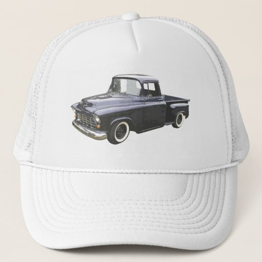 Black 1956 Chevrolet Pickup Trucker Pet (Voorkant)