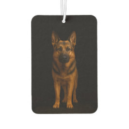 Black 4 Luxe Car Air Fresheners, German Shepherd Luchtverfrisser