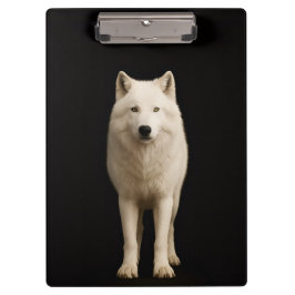Black 4 Luxe Clipboard, Ivory Arctic Wolf Klembord