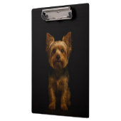 Black 4 Luxe Clipboard, Yorkshire Terrier Klembord (Links)